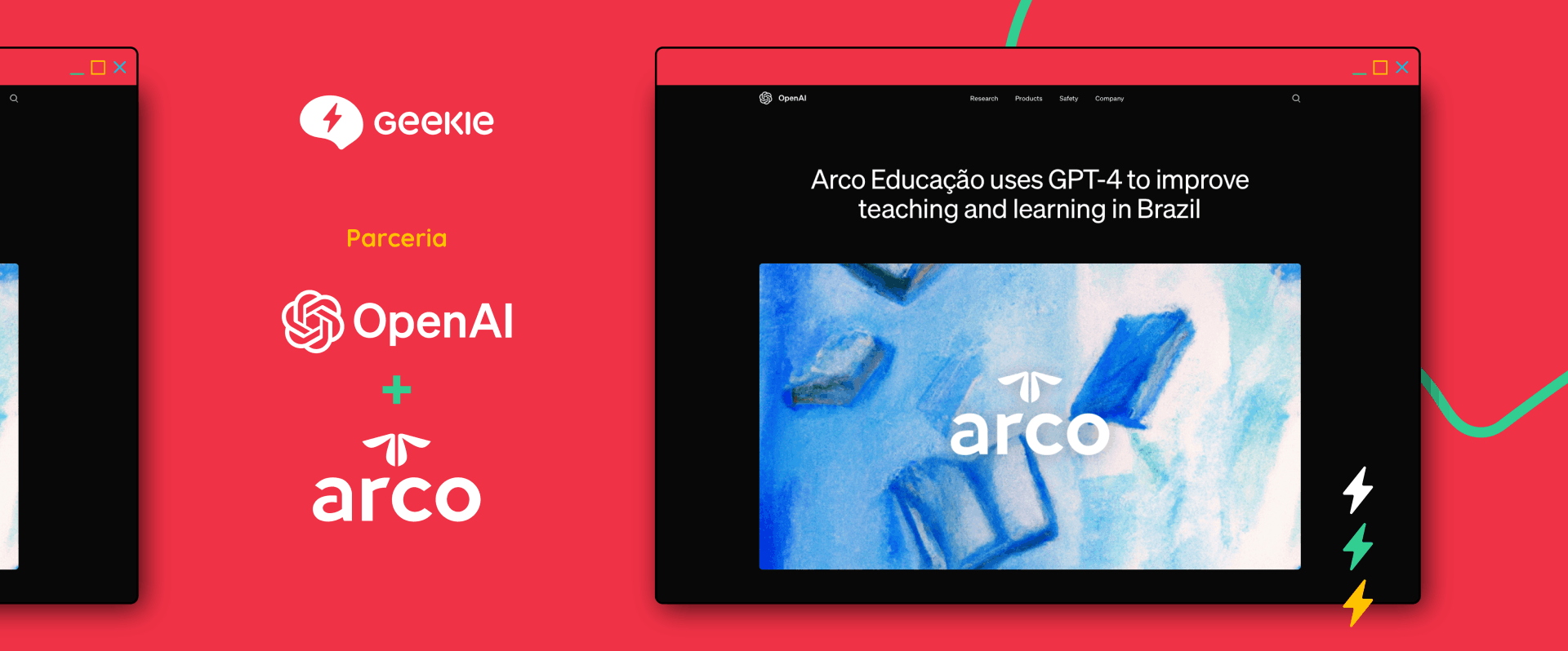 Parceria OpenAI + Arco — impulsionada após iniciativa de correção de dissertativas