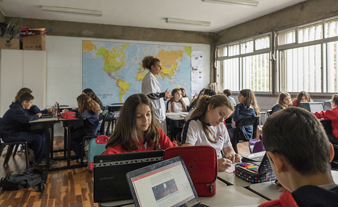 Escola parceira do Geekie One